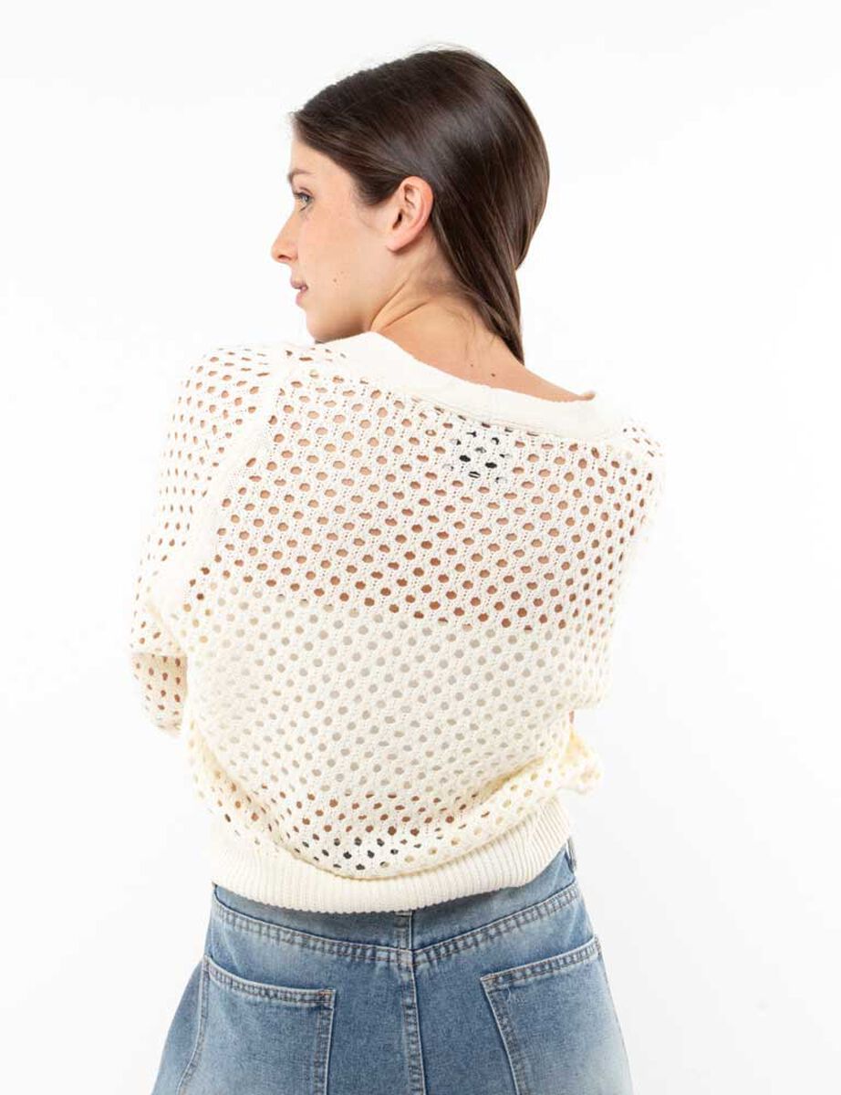 Sweater Crochet Mujer Icono