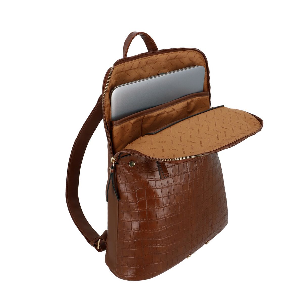 Mochila Notebook Secret Polonia ST6 Caf&eacute; 15"