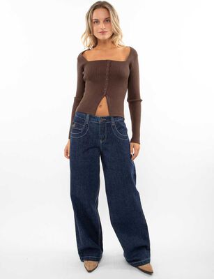 Imagen 2 del producto Jeans Indigo Mujer Icono Raw