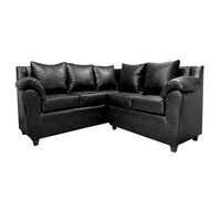 Sofá Seccional Muebles MPR Cattaleya 5 Negro