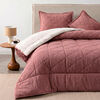 Plum&oacute;n Valencia Corduroy 1,5 Plazas Liso Terracota