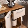 Mueble de Cocina Base Vekkahome Evandro 1 Cajón 3 Puertas Blanco