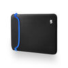 Kit Funda Reversible para Notebook Urbano 14" Azul/Negro + Mouse Inalámbrico