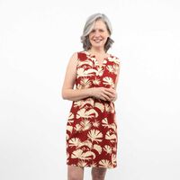 Vestido Midi Sin Mangas Mujer Portman Club Burdeo