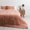 Plumón Liso Mashini Súper King Coral Sherpa Rosa Palo