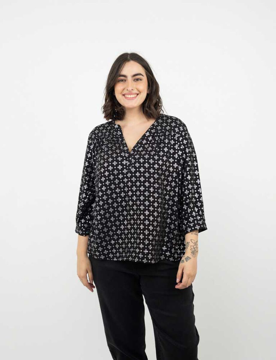 Blusa Manga 3/4 Mujer Extralindas