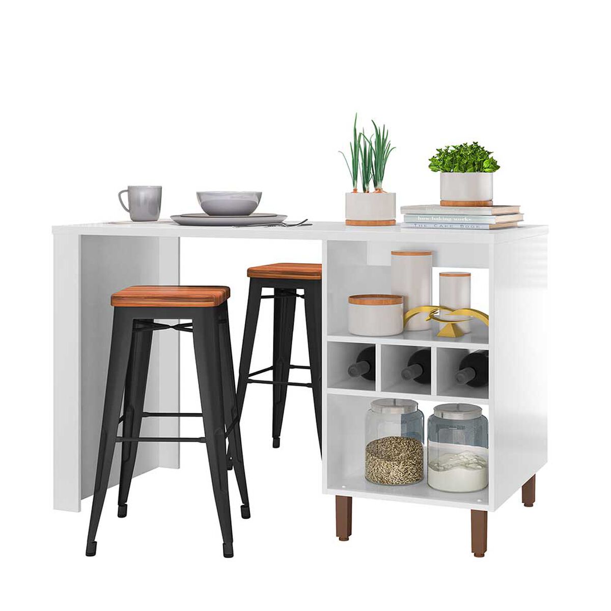Mueble de Cocina Vekkahome Isla Valdes Café