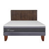 Cama Europea CIC 2 Plazas Ortopedic Advance + Respaldo Baker