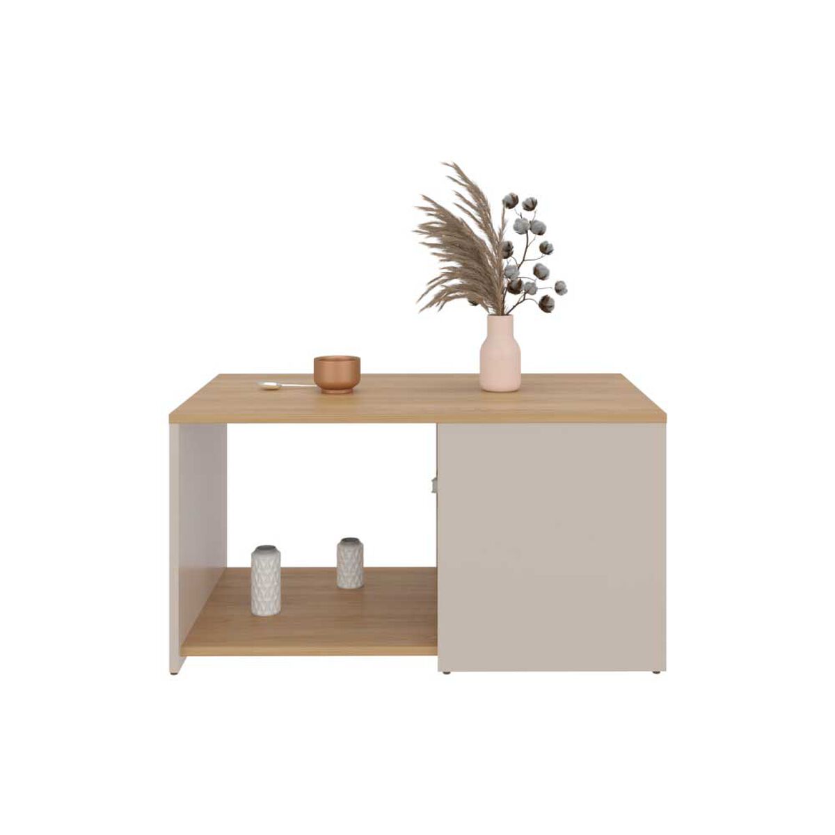 MESA CENTRO ADEL 80X45X42,1 CM CAPRI Y FRESNO