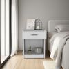 Velador TuHome Eco 1 Cajones Blanco
