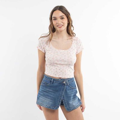 Polera Manga Corta Mujer Icono