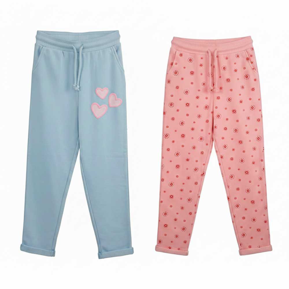 Pack 2 Pantalón Buzo Niña de Algodón Chess