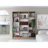2 Estantes 45 cm + Estante 4 Repisas TuHome Home Macadamia