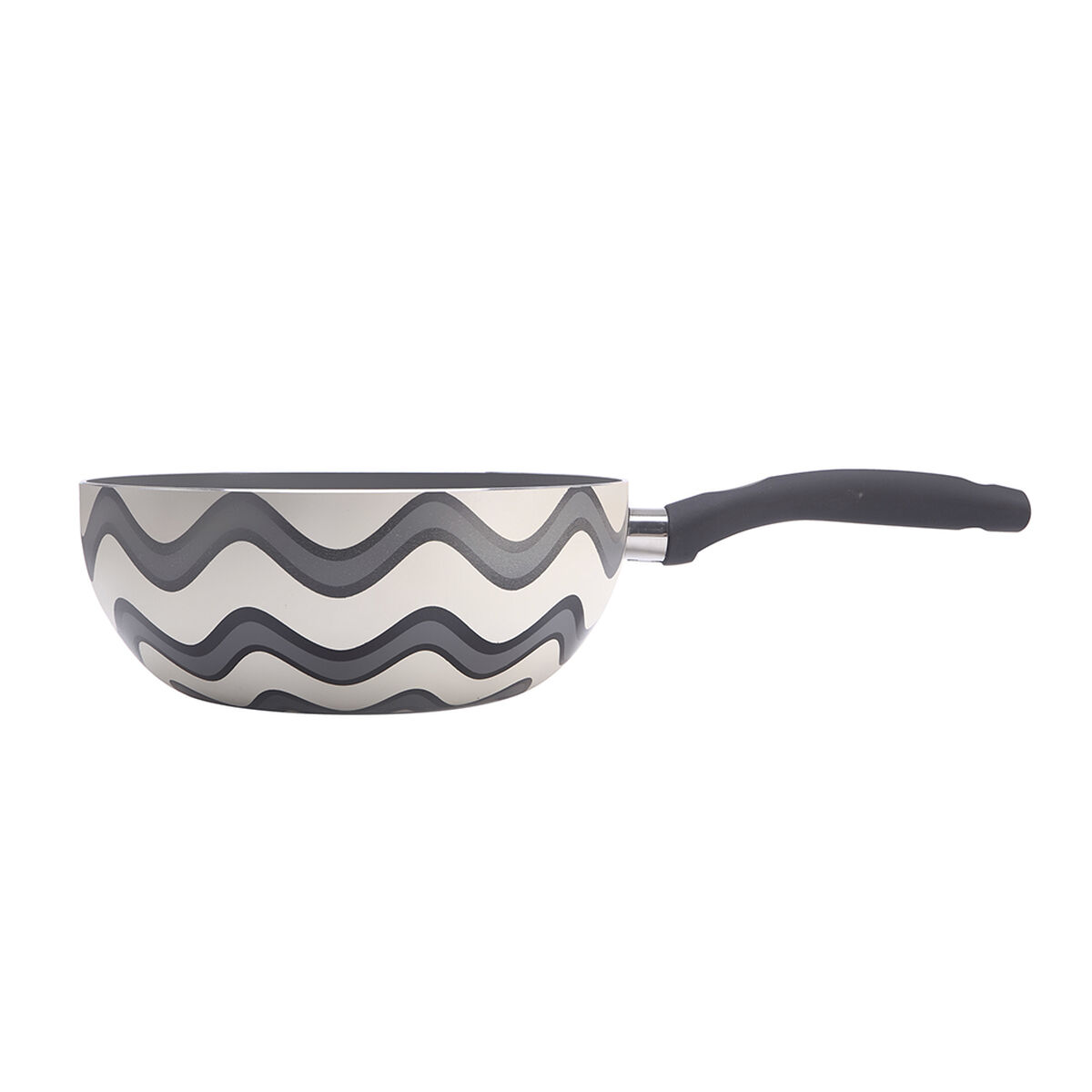 Wok Acero Inoxidable Doral Happy Color Gris 22 cm
