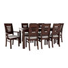 Juego de Comedor Muebles Hema Roma 6 Sillas 2 Sitiales Chocolate
