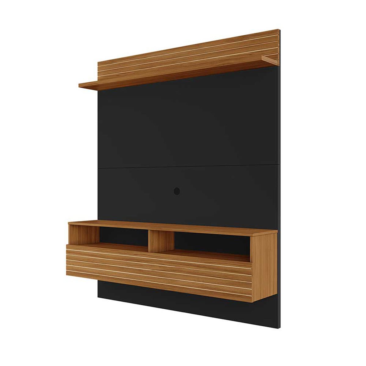 Panel TV Home Mobili Cliff Hasta 55" Negro
