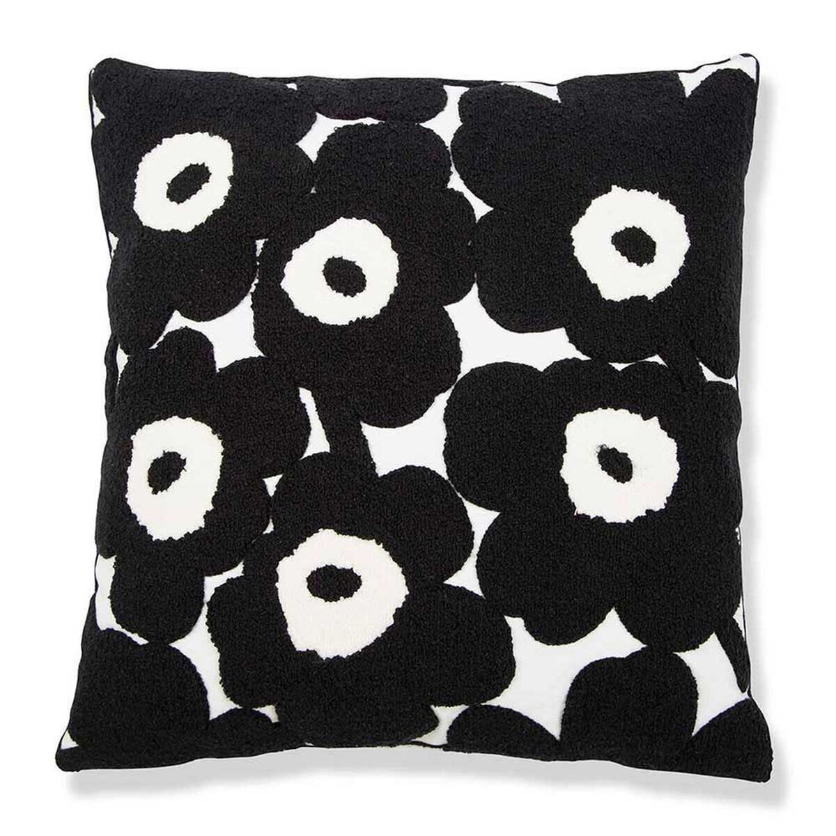 Coj&iacute;n Flores Casanova Negro 45 x 45 cm