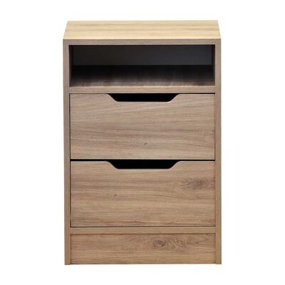 Imagen 1 del producto Velador Mobikit Misuri Roble Santan 2 Cajones