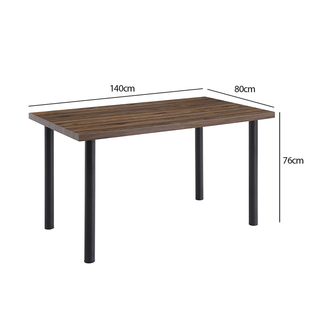 Mesa de Comedor Vekkahome Alma Caf&eacute;