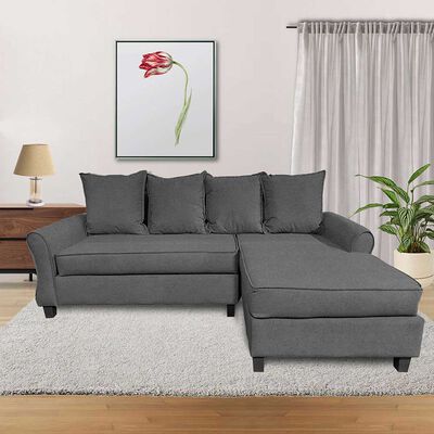 Imagen 1 del producto Sofá Seccional Derecho Living Factory Barcelo 3 Cuerpos Gris