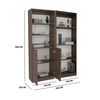 Set 2 Estantes Tuhome Home E 2 Puertas Milan
