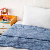 Manta Estrella Sherpa Casanova Kids Azul, Coral, Fucsia