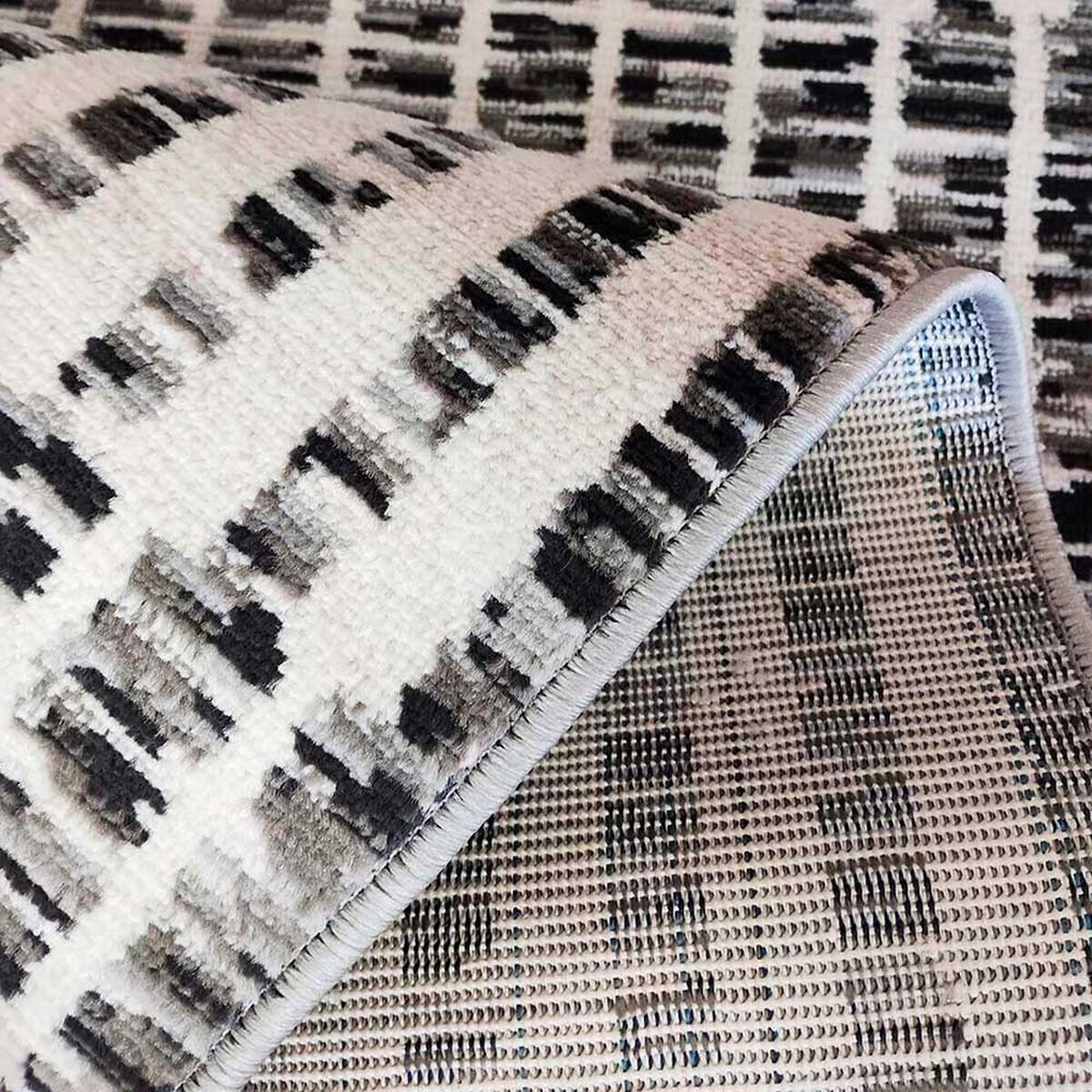 Alfombra Idetex Heatset Evolution 200 x 170 Negro y Gris