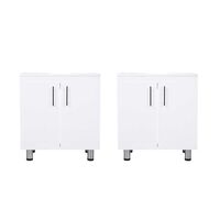 Combo 2 Vanitorios de Baño CIC 2 Puertas Blanco