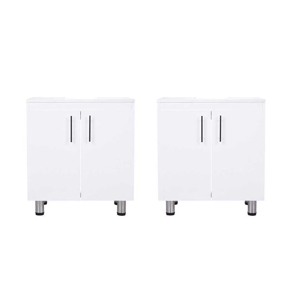 Combo 2 Vanitorios de Baño CIC 2 Puertas Blanco