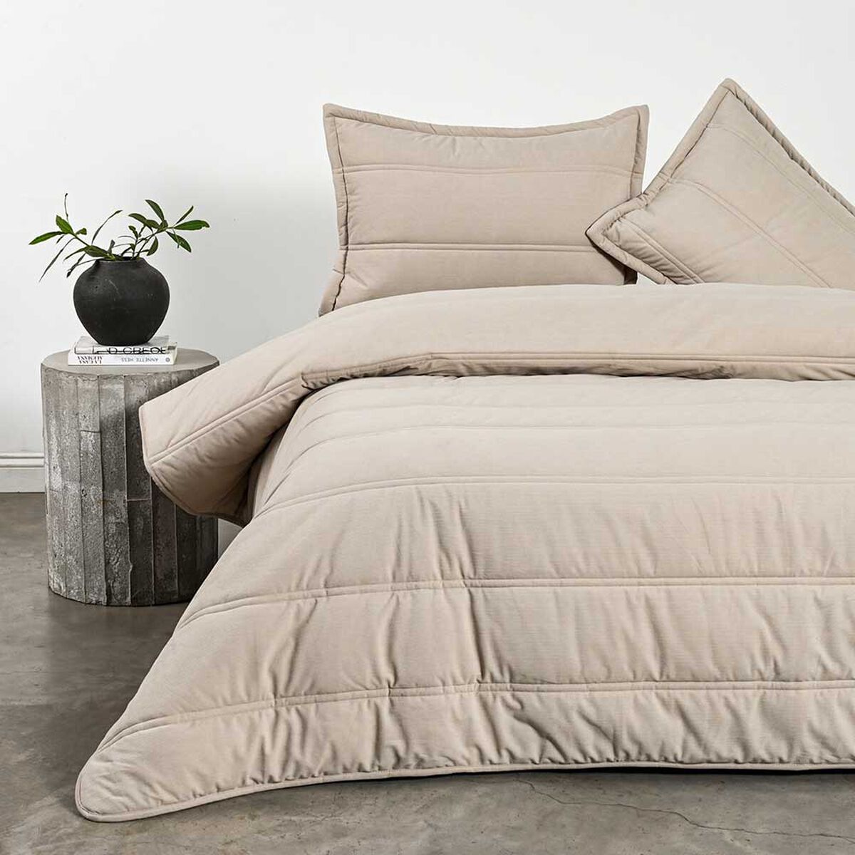 Plum&oacute;n Elements & Co King Beige Beige