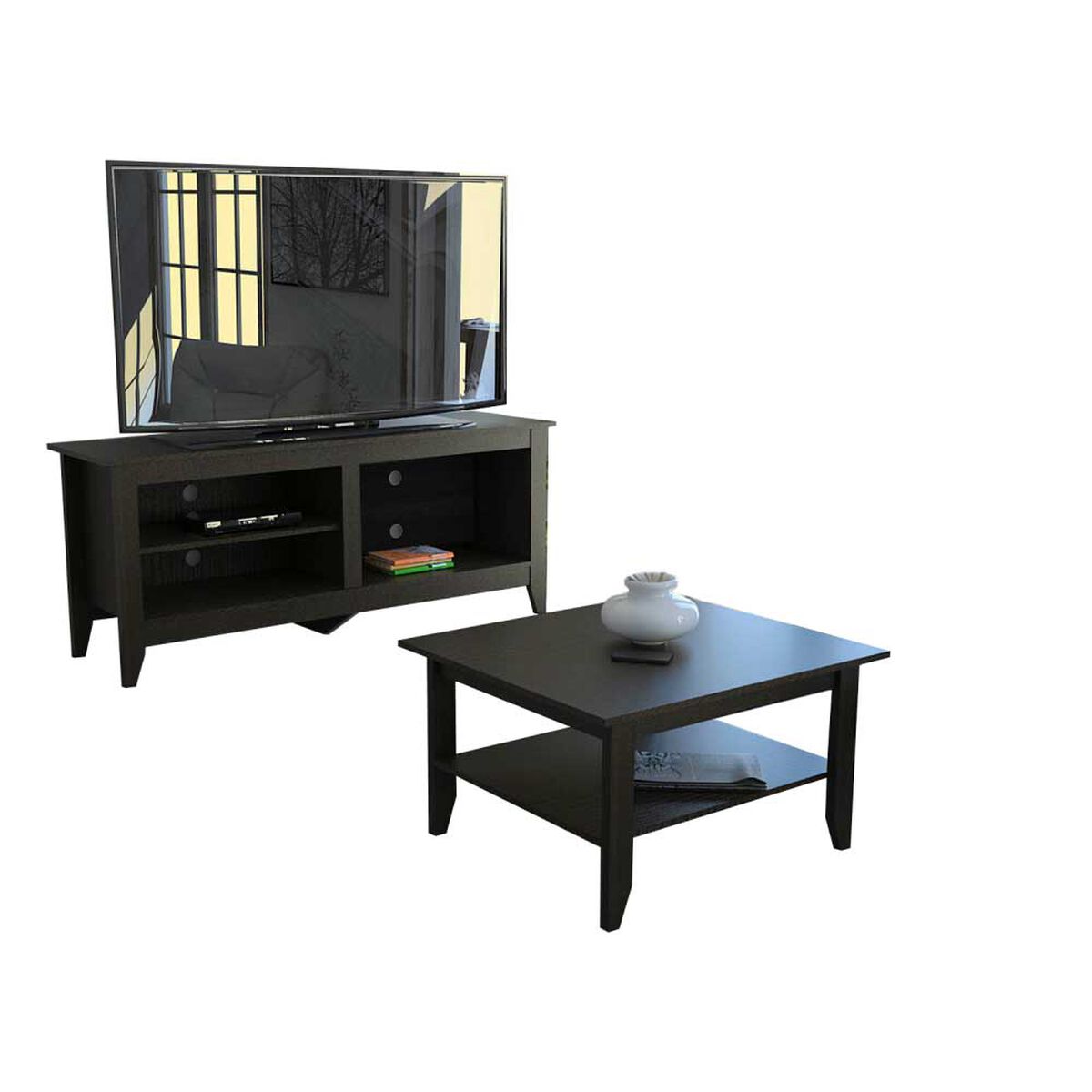 Rack TV TuHome Essential + Mesa de Centro TuHome Essential