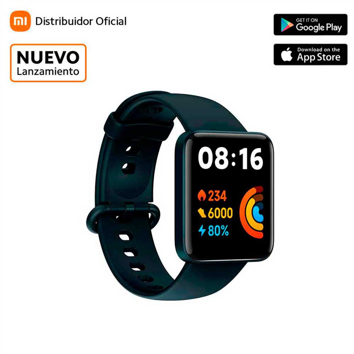 Combo Celular Xiaomi Redmi Note 10 5G 128GB 6,5" Gris Liberado + Smartwatch Redmi Watch 2 Lite GL 1,55" Black