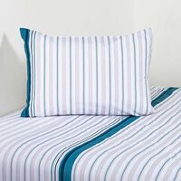 Juego de Sábanas American Family 1.5 Plazas 144 Hilos Oasis Verde