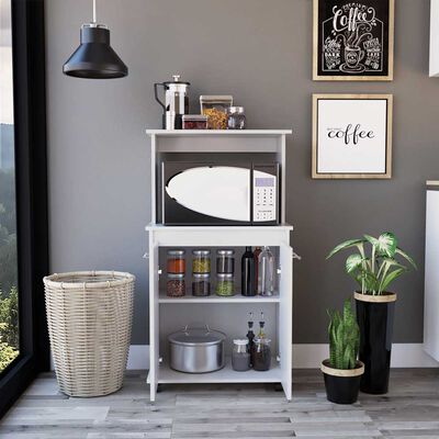 Imagen 2 del producto Mueble para Microondas TuHome Manchester Blanco 2 Puertas