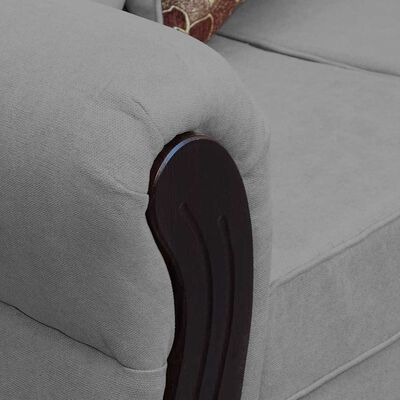 Imagen 2 del producto Sofá Elegant Detail Girona 2 Cuerpos Tela Gris