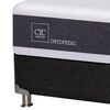 Box Spring CIC Base Dividida 2 Plazas New Ortopedic + Respaldo + 2 Veladores New Villarrica