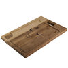 Set Parrillero Wayu Tabla + Cuchillo Carnicero + Mix de Sales + Sal Rosada + Caja Fósforos