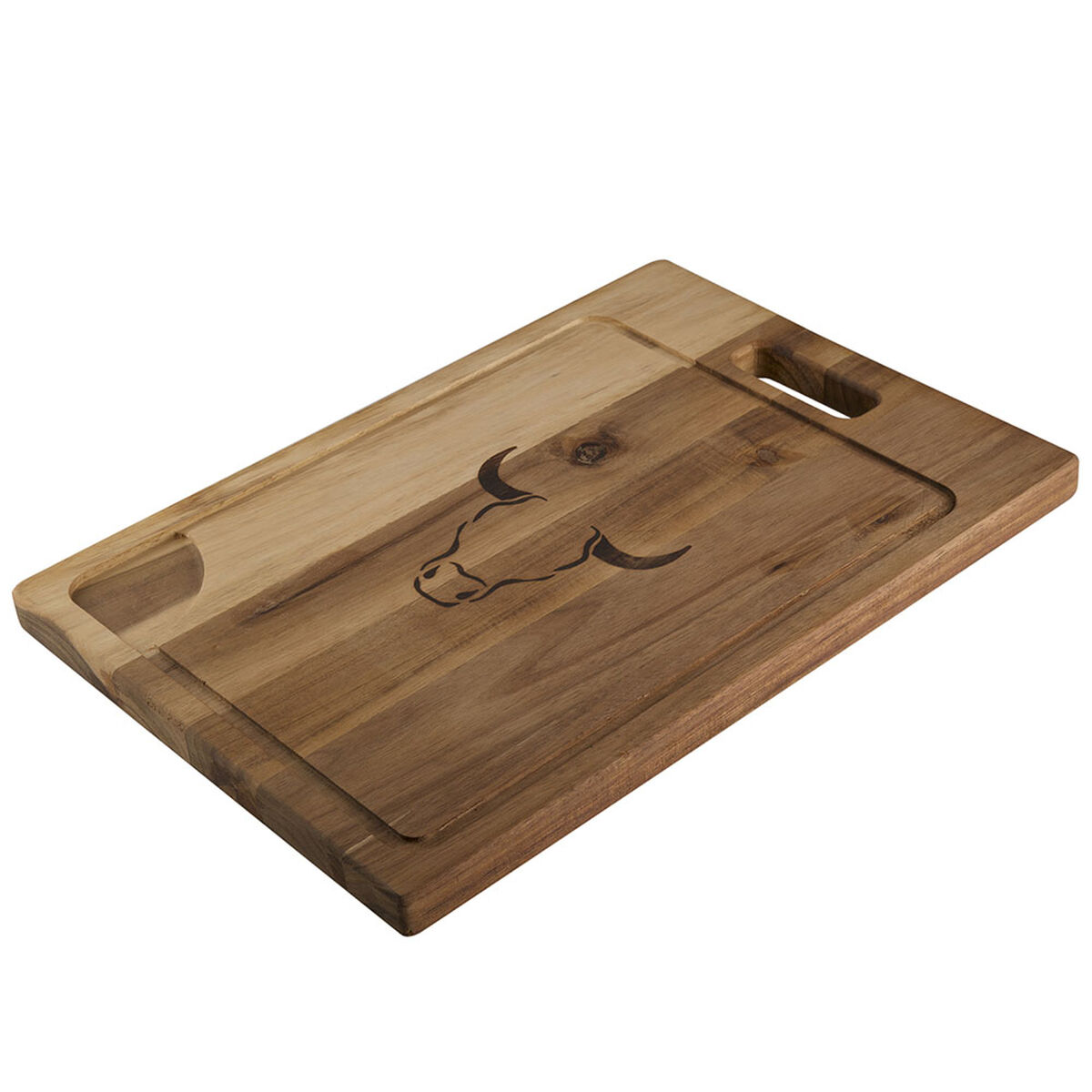Set Parrillero Wayu Tabla + Cuchillo Carnicero + Mix de Sales + Sal Rosada + Caja Fósforos