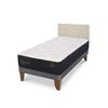 Cama Europea CIC 1,5 Plazas Premium + Respaldo Villarrica Alpino