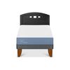 Cama Europea CIC 1,5 Plazas Excellence + Respaldo Gales Negro