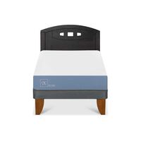 Cama Europea CIC 1,5 Plazas Excellence + Respaldo Gales Negro