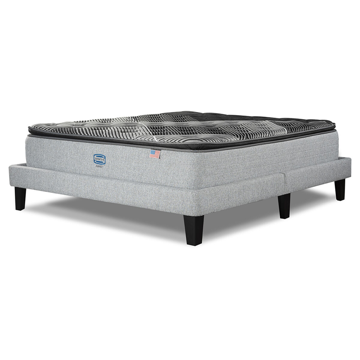 Cama Europea Simmons 2 Plazas Sunset