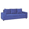 Juego de Living Innovamuebles Kahlo Sofá 3 Cuerpos + Dos Sillones 1 Cuerpo Azul
