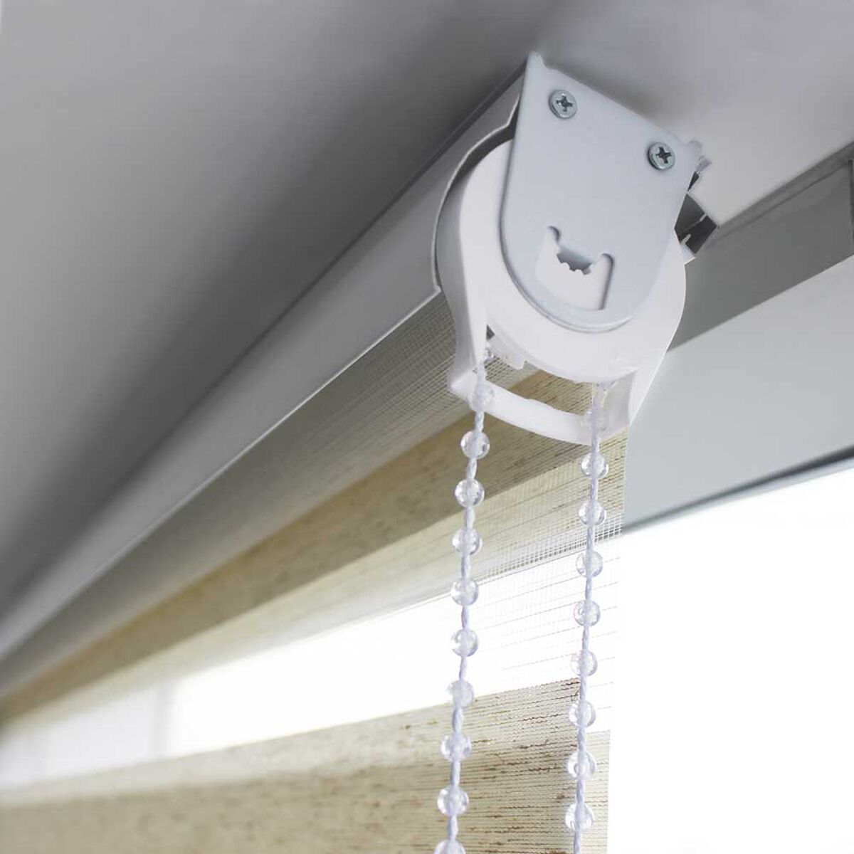 Roller Duo Lino Vincenzi R1718 Blanco Grain 150 x 240 cm