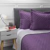 Cubrecama Bicolor Casanova 1,5 Plazas Mora Gris