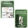 Coche Doble con Mesita de Comer Reclinable Blanco LuBabycas