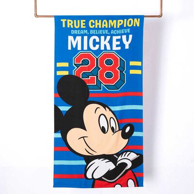 Toalla de Playa Infantil Disney Champion Mickey 70 x 140 cm