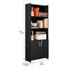 Librero  Home Mobili Hilton 2 Puertas Negro