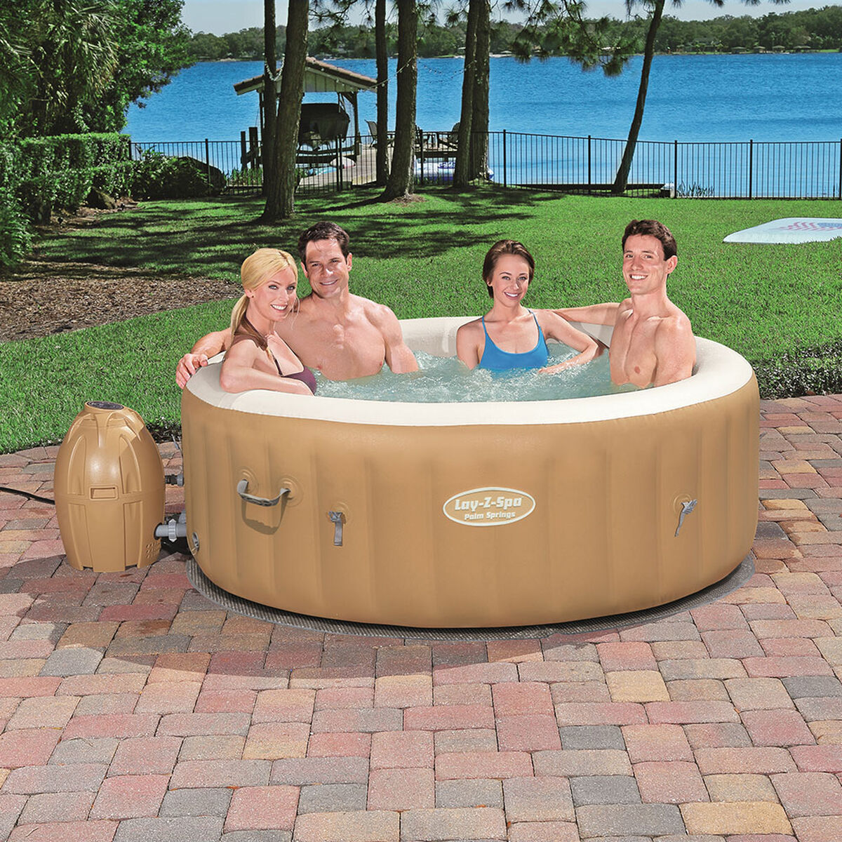 Spa Inflable Palm Spring Airjet Lay-z Bestway 6 P