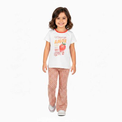 Calza Flare Ni&ntilde;a Chess